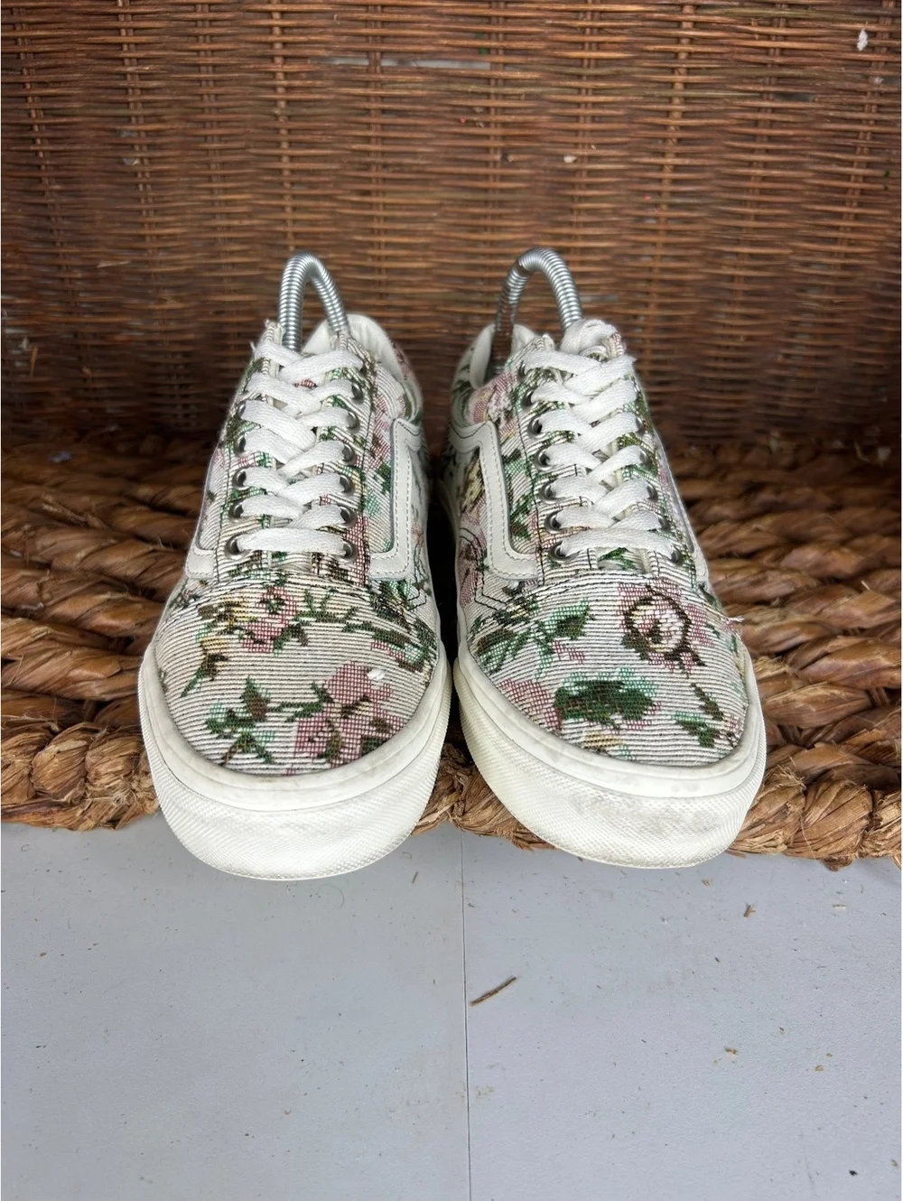 Vans floral low top sneakers